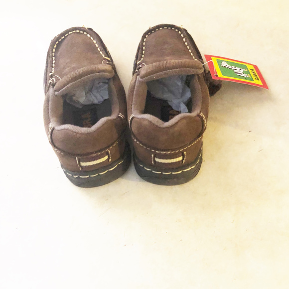 Zebra shoes toddler boys size 7M leather upper new - Picture 4 of 8